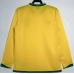 Brazílie 2006 Retro Domácí Dres Dlouhý Rukáv